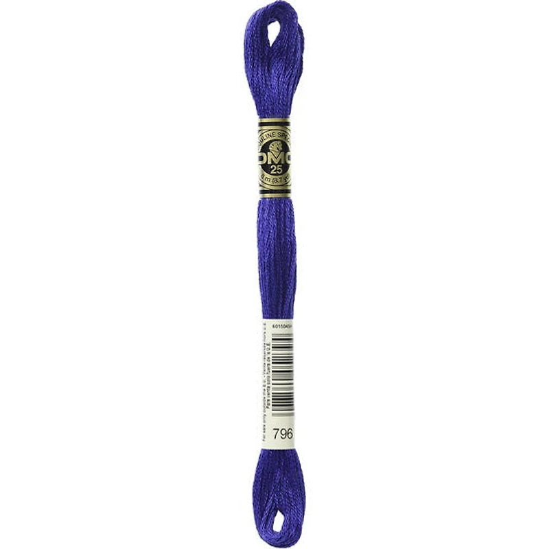 Embroidery floss - dark royal blue - 796