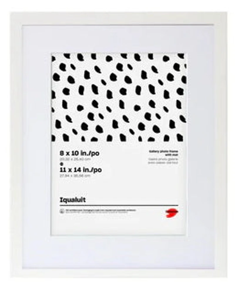 Gallery Photo Frame White 11X14" mat 8X10"