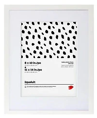 Gallery Photo Frame White 11X14" mat 8X10"