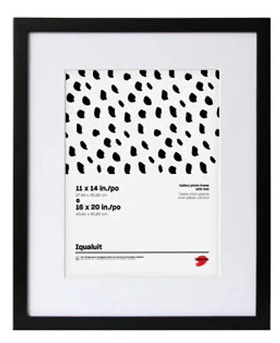 Cadre photo galerie noir 16x20po pp 11x14po