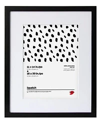 Gallery Photo Frame Black 16X20" mat 11X14"