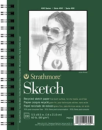 Bloc papier esquisse recyclé - 5x8po (100f)