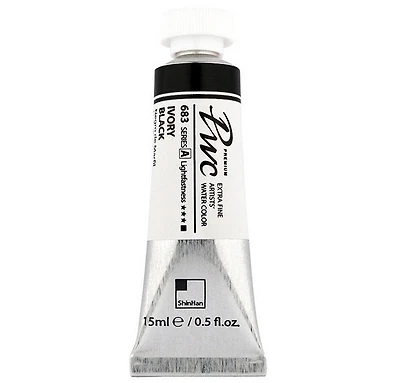 Extra Fine Watercolor Ivory Black - 15ml