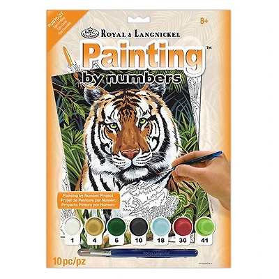 Peinture à numéros junior tête de tigre