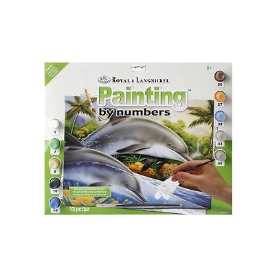 Paint By Numbers Junior Dolphin Island