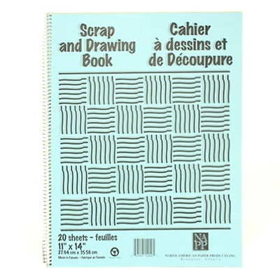 Newsprint Scrap and Drawing Book - 10X14"