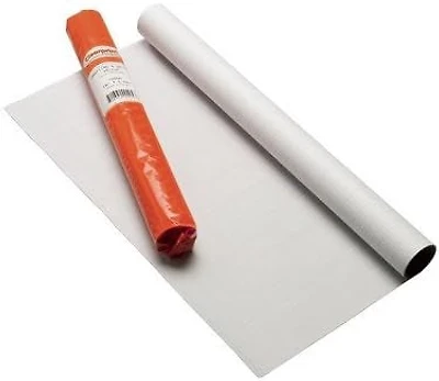 Papier vélin rouleau 36po 1000h avec grille 8x8 - 50 verges