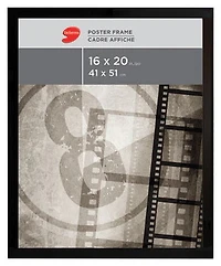 Cadre affiche noir - 12x20po
