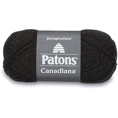 Fil canadiana #4 - 170gr - melange gris foncé