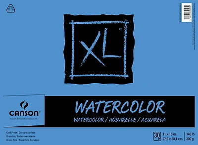 Watercolor paper pad - xl - 140lb