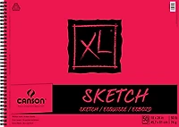 Bloc papier esquisse - xl - spirale - 18x24po (50fl)