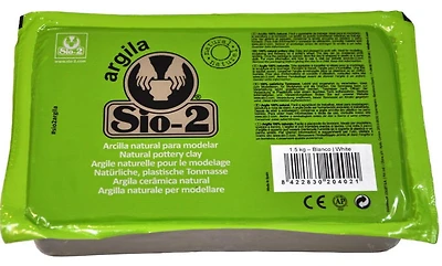 Argile sio-2 argila  1.5 kg - blanc