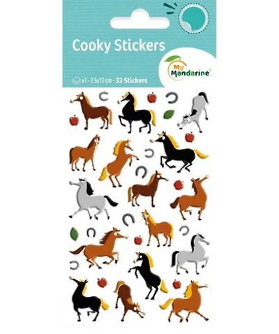 Cooky Stickers : Horses