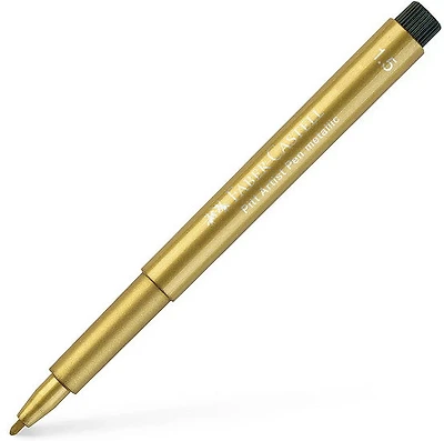 Pitt marker 1.5mm metallic gold