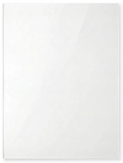 Feuille de plexi transparente