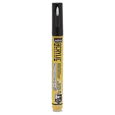 Acrylic marker - decomarker - 0.7 mm - dark yellow