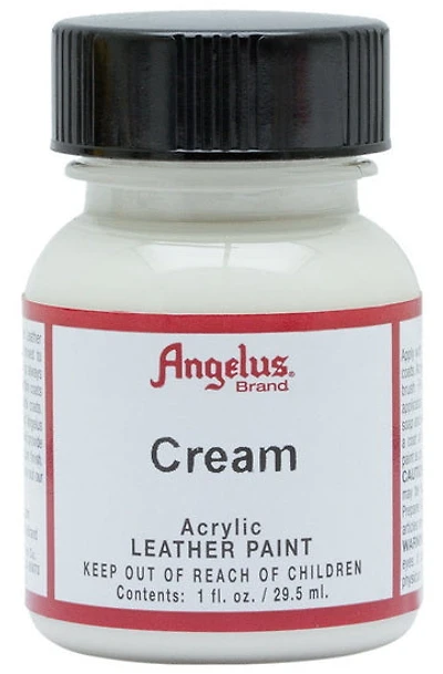 Acrylique pour cuir     - creme ounce - 1 ounce