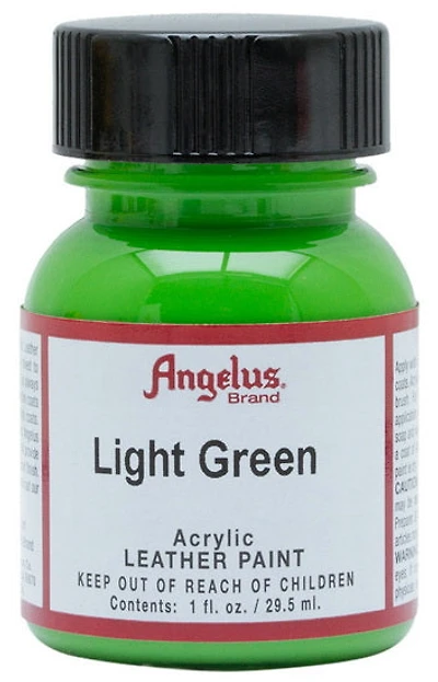 Acrylic Leather Paint		 - LGT GREEN OUNCE - 1 OUNCE