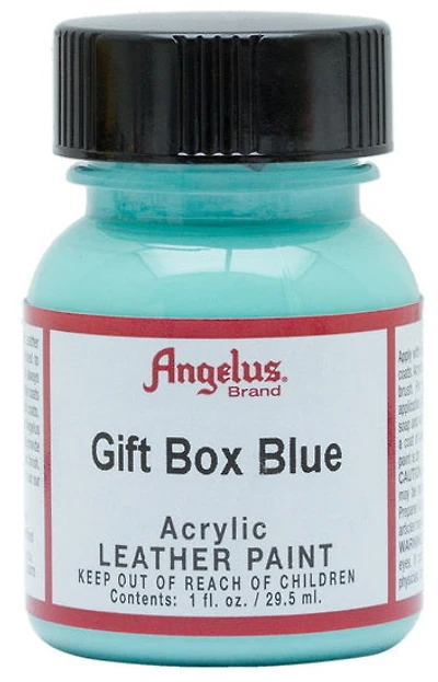 Acrylic Leather Paint		 - GIFT BOX BLUE OUNCE - 1 OUNCE
