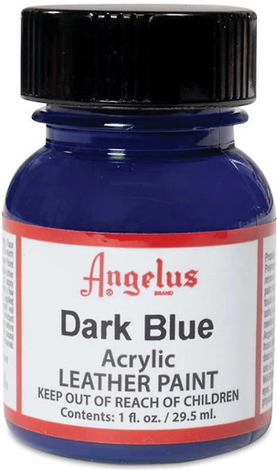 Acrylique pour cuir     - bleu fonce ounce - 1 ounce