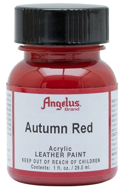 Acrylic Leather Paint		 - AUTMNE RED OUNCE - 1 OUNCE