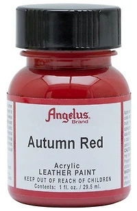 Acrylic Leather Paint		 - AUTMNE RED OUNCE - 1 OUNCE
