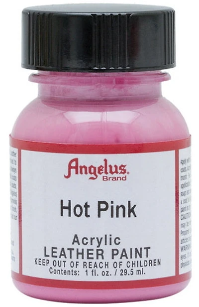 Acrylique pour cuir     - rose vif ounce - 1 ounce