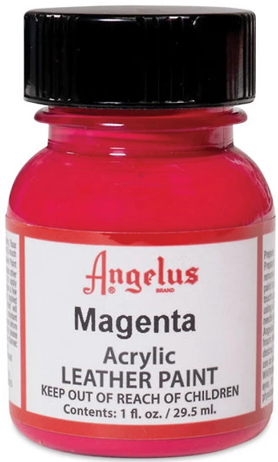 Acrylic Leather Paint		 - MAGENTA OUNCE - 1 OUNCE