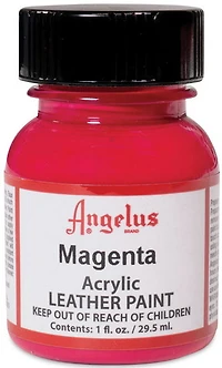 Acrylic Leather Paint		 - MAGENTA OUNCE - 1 OUNCE