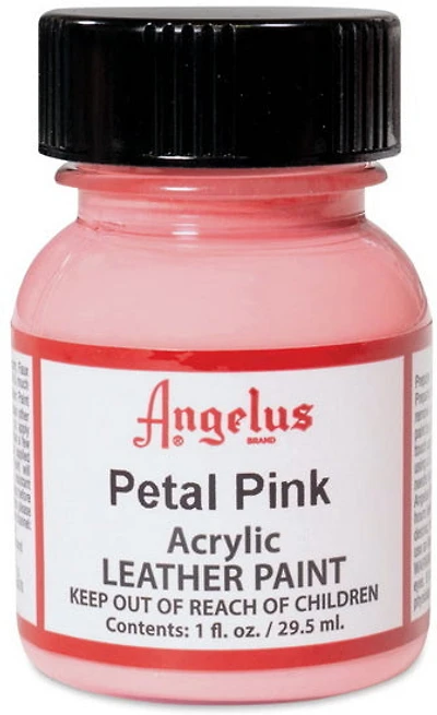 Acrylique pour cuir     - rose petale ounce - 1 ounce