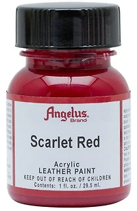 Acrylic Leather Paint		 - SCARLET OUNCE - 1 OUNCE