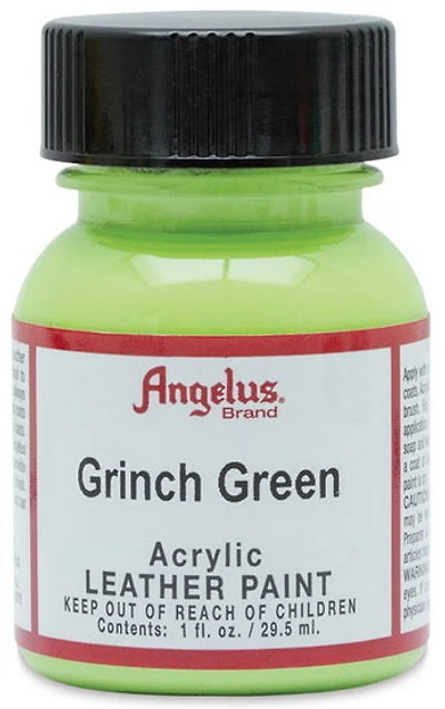 Acrylic Leather Paint		 - GRINCH GREEN OUNCE - 1 OUNCE