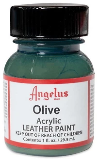 Acrylic Leather Paint		 - OLIVE OUNCE - 1 OUNCE