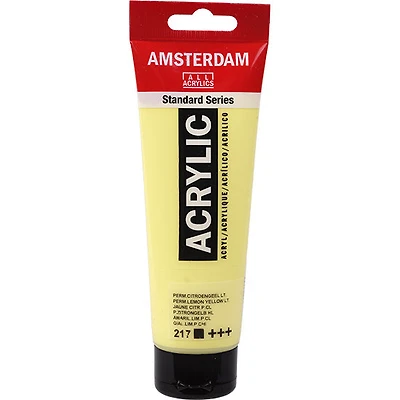 Acrylique amsterdam  jaune citron permanent clair - 120ml