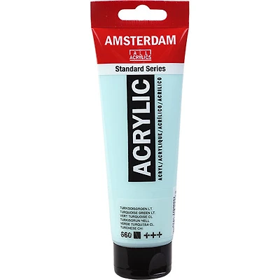 Acrylique amsterdam vert turquoise clair - 120ml