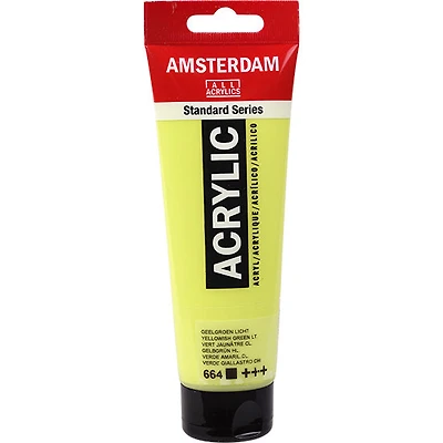 Acrylique amsterdam vert jaunâtre clair - 120ml