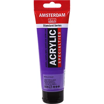 Acrylique amsterdam  violet métallique - 120ml