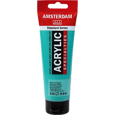 Acrylique amsterdam vert métallique - 120ml