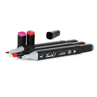 Marqueur touch double pointe terre cuite