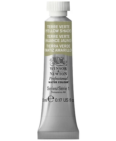 Aquarelle pro - 5ml - terre verte nuance jaune - s1