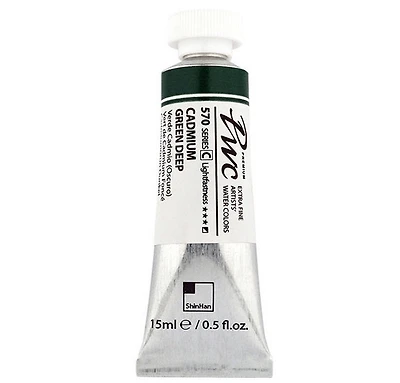 Aquarelle extra fine vert de cadmium foncé - 15ml