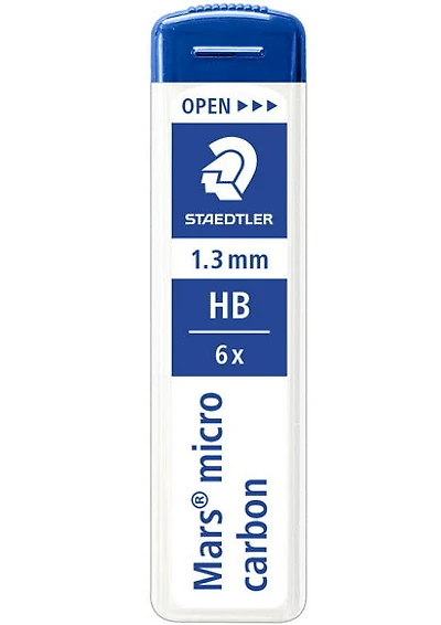 Ens. 6 mines lumograph hb - 1.30mm