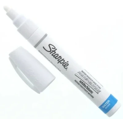 Marqueur peinture affiche sharpie moyen blanc