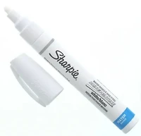 Marqueur peinture affiche sharpie moyen blanc
