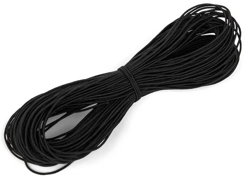 Fil élastique noir 1mm x 20m