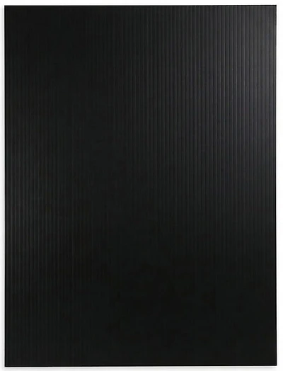 Plastique cannelé noir