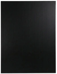 Plastique cannelé noir