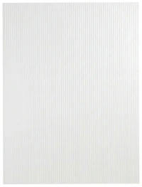 Plastique cannelé blanc