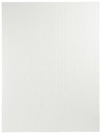 Plastique cannelé blanc - 36x48po