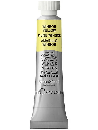 Aquarelle pro - 5ml - jaune winsor - s1